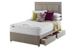 Silentnight Elkin 2000 PKT Memory Foam Double 4 Drw Divan